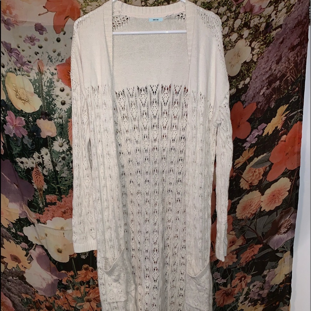 Kimchi blue crochet sweater
